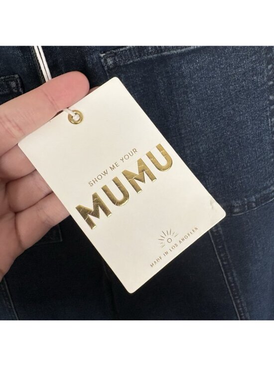 Show Me Your Mumu Women 26 Thunder Wash High Rise Ashbury Wide Leg Jeans NWT - Picture 7 of 9